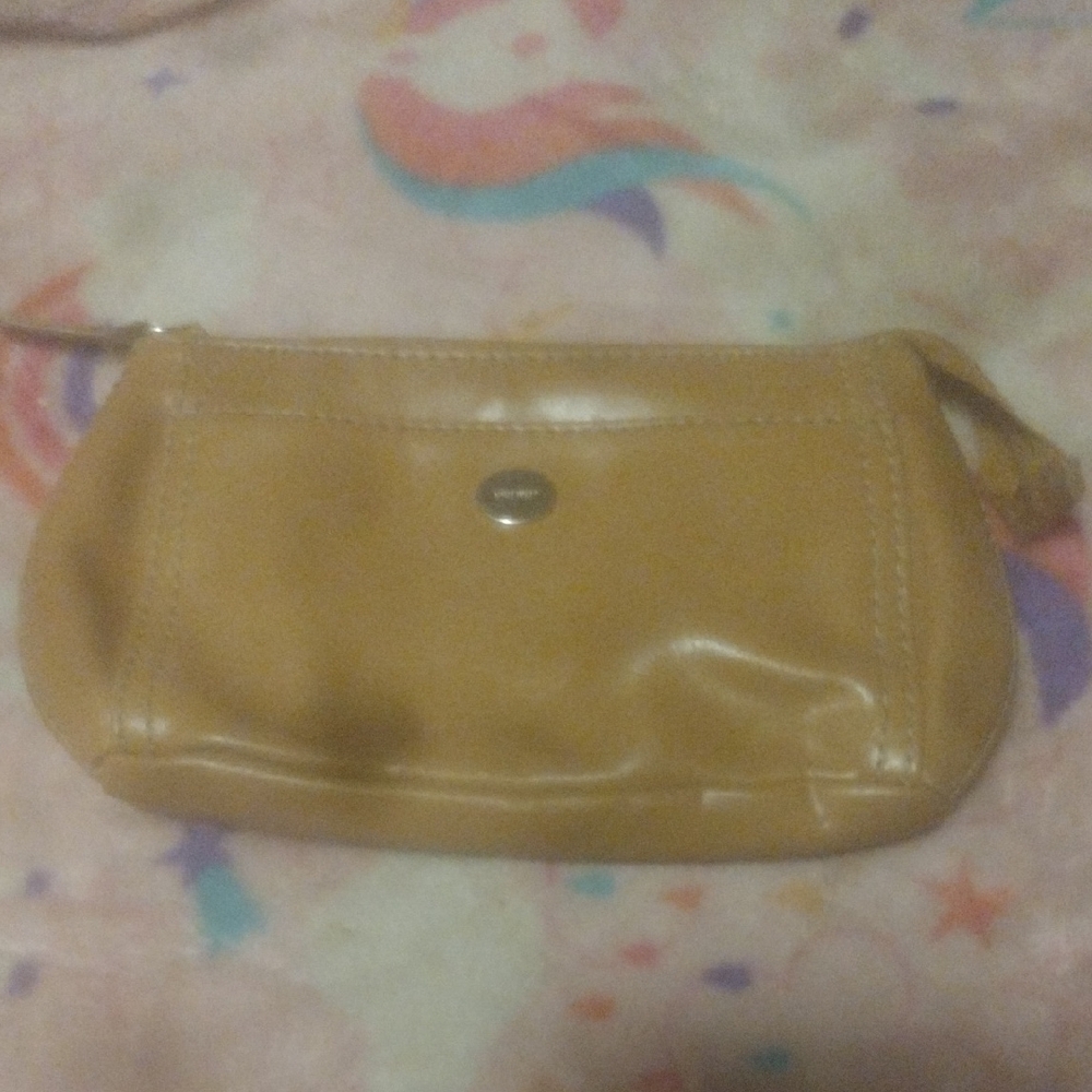 Tan Leather Women's Clutch By Nine West